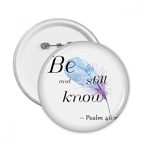 Badge Bible Citation pour remplacer les broches fragiles et embellir vos vestes ternes