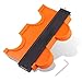 Medidor de contorno Vivibel – Cuchillo de contorno grande con bloqueo, duplicador, medidor de contorno para medición precisa de esquinas, azulejos y carpintería (250 mm naranja)