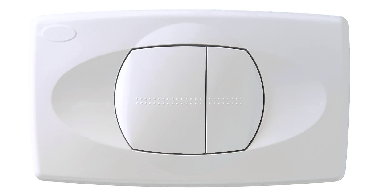 LIV Push Plate for Isosan/Verosan Flush-Mounted Cistern with 2 Quantities (2 Buttons), White