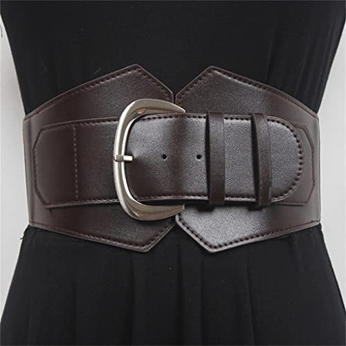Faldas, vestidos, suéteres, cinturones decorativos, cinturones elásticos para mujer, cinturones extra anchos (couleur : A, hauteur : 64 cm)