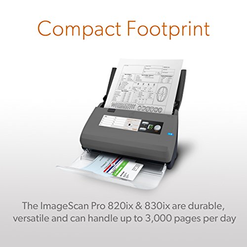 Ambir ImageScan Pro 830ix 30ppm High-Speed ADF Scanner with Nuance Power PDF Software