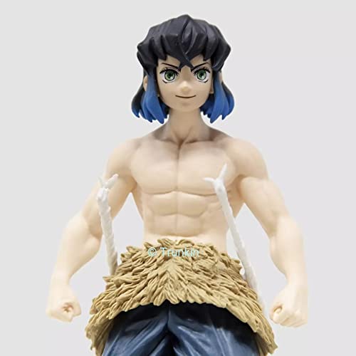 Image of Trunkin Rubber Demon Slayer Kimetsu No Yaiba Inosuke Without Mask Model 2 Action Figure Figurine Collectible Weeb Manga Demon Series, Multicolor