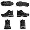 CC-Los Men's Waterproof Hiking Boots Work Boots Lightweight & All Day Comfort Walking Black Size 8.5-9 #4