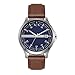 Produktbild Armani Exchange - Herrenuhr aus braunem Leder mit dunkelblauem Zifferblatt - AX2133