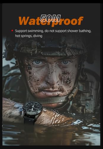 Image of NORTH EDGE Men's Military Solar Powered Drive Pilot Analog Watch : MACH, Brown Strap