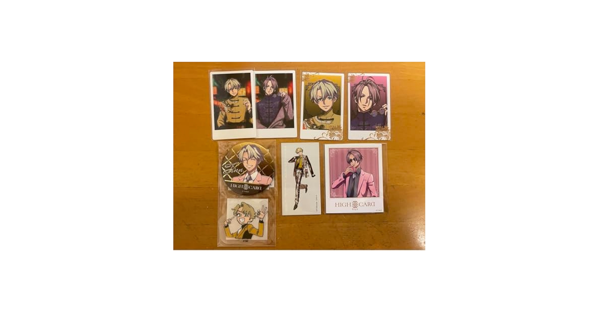 【本日限定価格 最終値下げ】HIGH CARD　ハイカード　フィン　ティルト グッズ-スタンドポップ】HIGH CARD アクリルアートスタンド