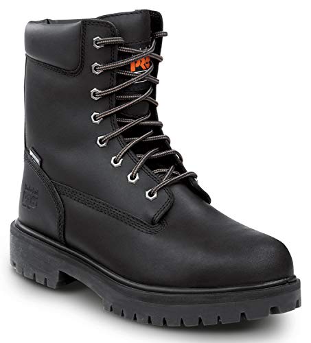 Timberland PRO 8IN Men's, Steel Toe, EH, MaxTrax Slip Resistant, WP Boot