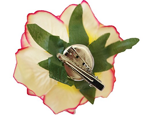 Lovefairy Beautiful Rose Flower Hair Clip Pin up Flower Brooch for Party Travel Festivals2