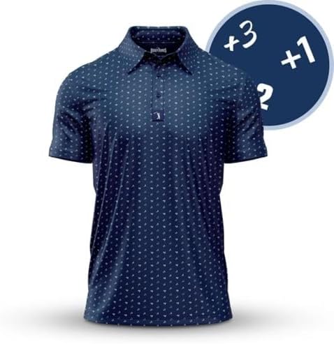 Bogey Bros Golf Polo Shirt for Men – 4 Way Stretch Short Sleeve, UPF 50, Moisture Wicking Athletic Fit - Image 7