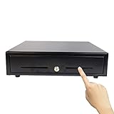 ANGEL POS 16M Manual Touch Open POS Cash Drawer with Key for Restaurant Kiosk Retail Cash Register