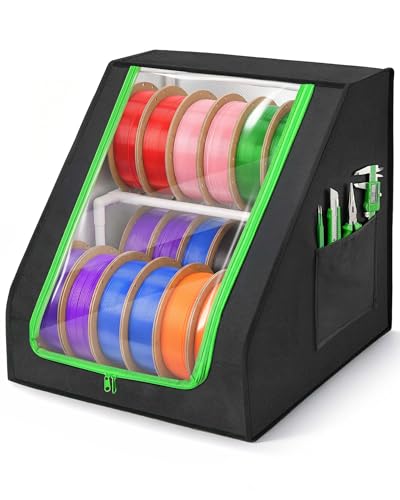 Bulado 3D Printer Filament Storage Box 21-Spool 2-Tier Filament Holder