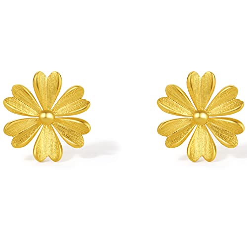 [Golden dew] 韓国☆18K Gold☆Pulsifia 1 Earrings Berry Double Drop Earrings - Gold | Capucine De Wulf