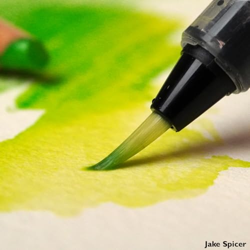 Image of Derwent Push Button Waterbrush Medium Tip
