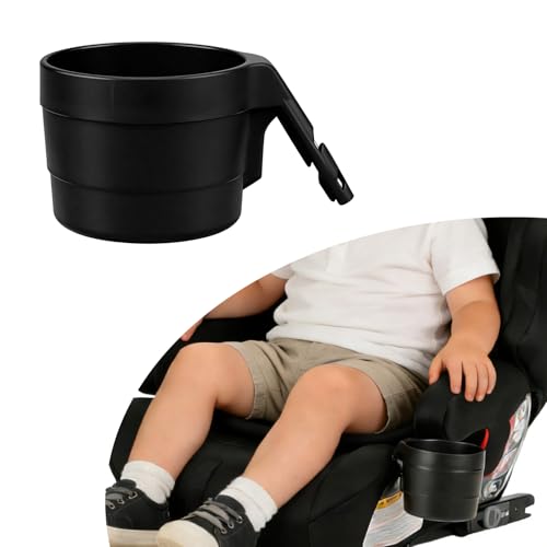Image of Diono XL Car Seat Cup Holders for Radian and Everett Car Seats, Pack of 3 Cup Holders, Black