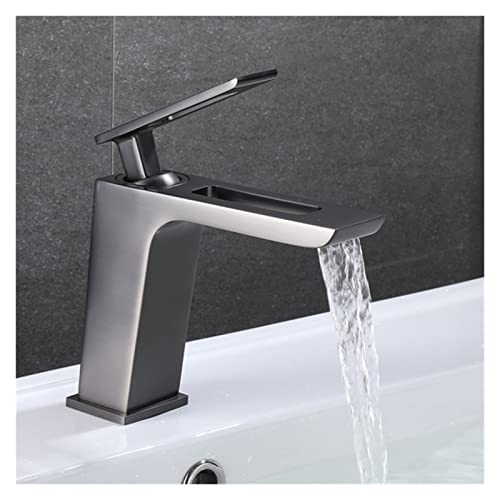 Robinet d'évier eau chaude et froide en laiton à design évidé - 5