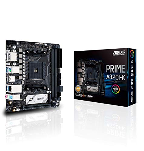 ASUS PRIME A320I-K Mini-ITX - Scheda madre AM4 USB3.0/M.2/DP/HDMI