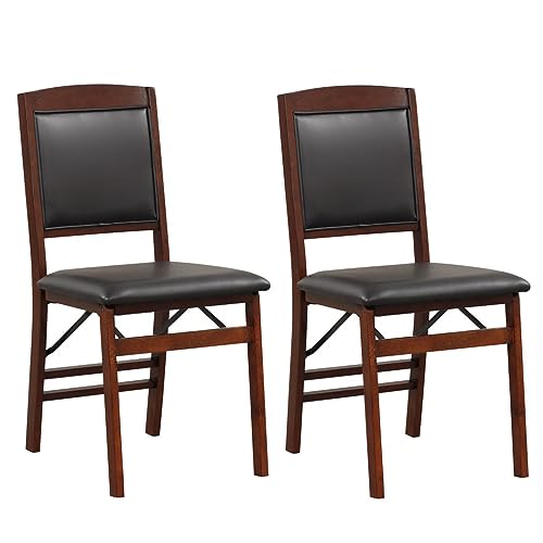 TANGZON Folding Chairs Set of 2