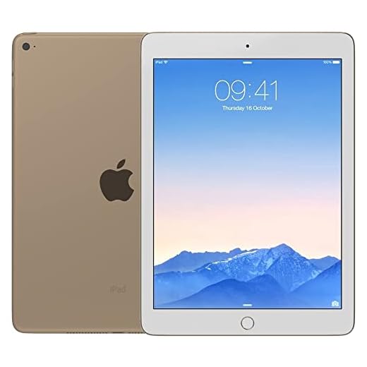 Apple iPad Air 2, 16 GB, Gold, (Renewed)