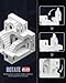 dOvOb Architectural Transformable White Castle Building Blocks Set - 668PCS Construction Magic Maze Mode Collectible Display Set for Adults and Teen