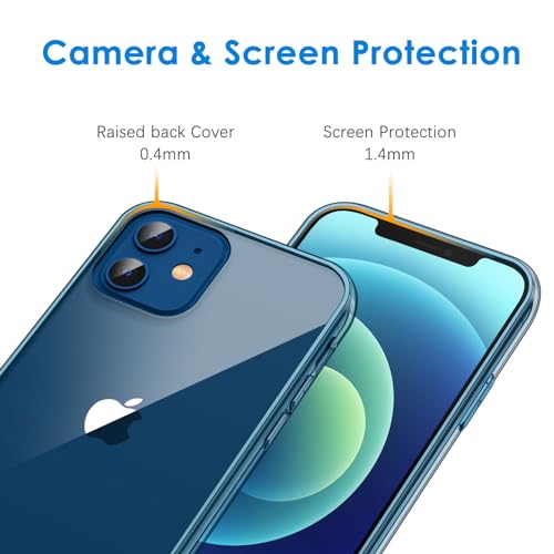 Image of JETech Case for iPhone 12 /12 Pro, Anti-Yellowing, Navy