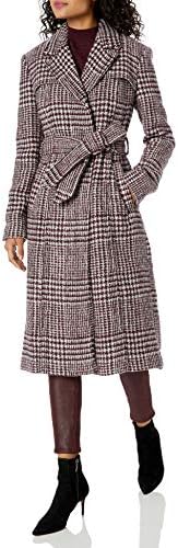 Cole Haan Women's Long Wool Trench Coat
