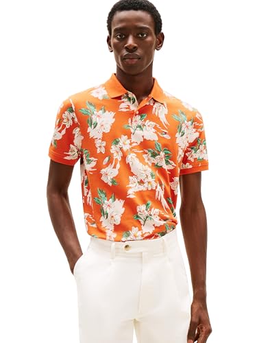 Polo Casual de Manga Corta para Hombre Tommy Hilfiger en Corte Regular con Estampado Floral miniatura 1