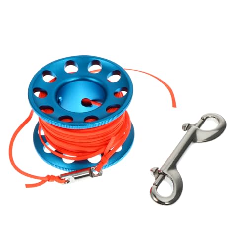 BESPORTBLE 1 set Diving Spool Reel Guide Line Spool for Cave Diving Snorkeling with Durable Snap Clip Essential Underwater Tool for Safety