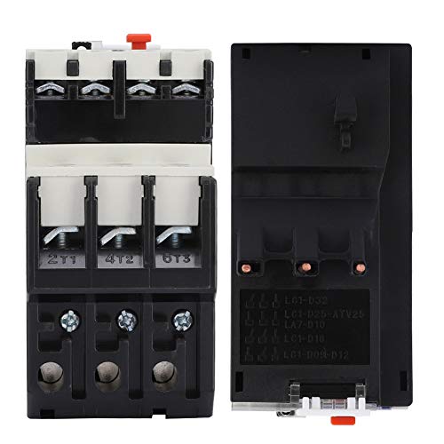 NR2-25 Professional Thermal, Thermal Overload 4-6a Salvamotore Trifase Überlastrelais Elektrisches Thermorelais mit Einstellbarem Motorschutz (4-6A)(4-6A)