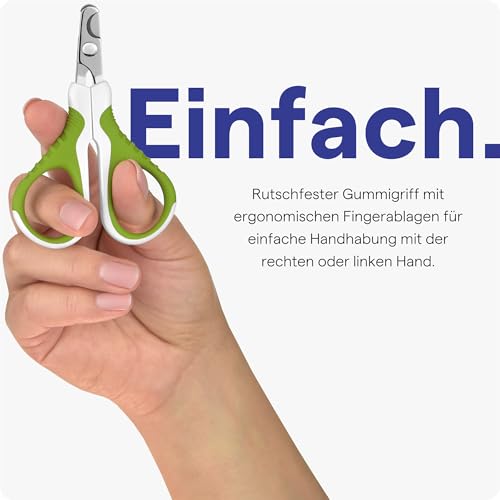SHINY PET Krallenschere Katzen - Krallenschere für Anfänger - Krallenpflege Kleintiere Zubehör - Nagelknipser für Katze Kleine Hunde Kaninchen Meerschweinchen Vogel Hasen - Ebook-Anleitung