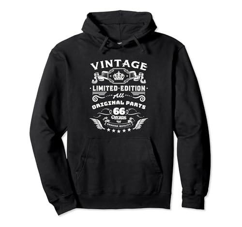Decoraciones de cumpleaños 66, regalos de cumpleaños 66 para mujeres Sudadera con Capucha
