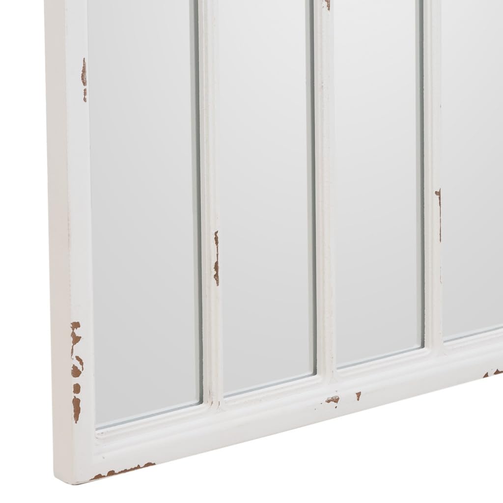 WANDERLUST DECO Espejo de Madera Blanco 40x2.7x80