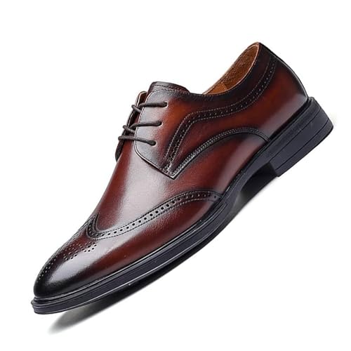 Men's Lightweight Dress Shoes Fashion Classic Wedding Formal Business Walking Dress Derby Oxford Shoes