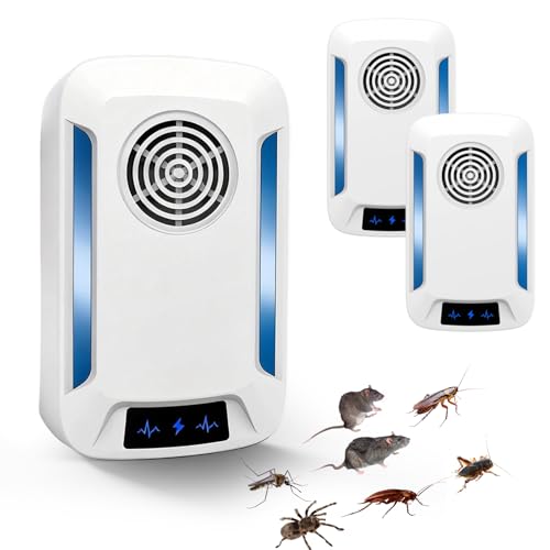 Bugshield Milben Stecker Ultraschall Gegen Milben 2026 2 Stück Ultraschall Milbenstecker zur Milbenbekämpfung Effektives Pest Repeller BugShield Plug & Play Schlafzimmer Kinderzimmer Chemiefre