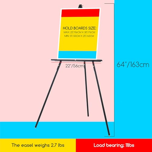 Chevalet bois mariage noir 163cm réglable pour affiche