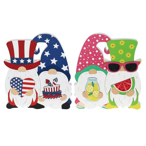 4th-of-July-Decorations-for-Home-DECSPAS-Patriotic-Red-White-and-Blue-Summer-Decor-Fourth-of-July-Independence-Day-Double-Sided-Wooden-Tiered-Tray-Summer-Decorations-for-Tabletop-Mantel-Shelf 4th of July Decorations for Home DECSPAS Patriotic Red White and Blue Summer Decor Fourth of July Independence Day Double Sided Wooden Tiered Tray Summer Decorations for Tabletop Mantel Shelf