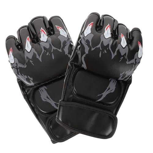 VANZACK Sparrings-Boxhandschuhe Halbfinger-Boxhandschuhe Trainingshandschuhe Aus Hochwertigem Material Für Männer Boxen Thaiboxen Kickboxen MMA