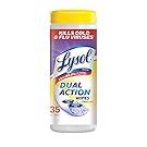 Lysol Dual Action Disinfecting Wipes, Citrus Scent, 35 Count (Case of 12)