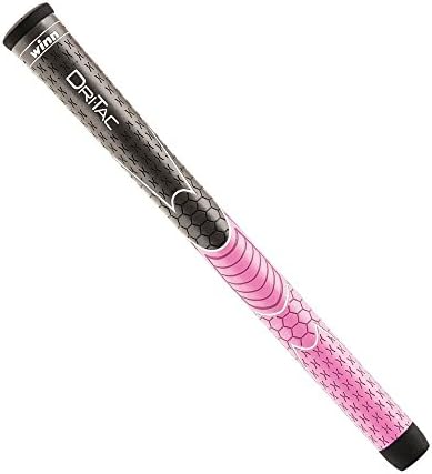 Winn Ladies Dri-Tac Gray/Pink Undersize .580 Grip (-1/16″)