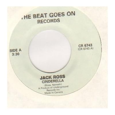 JACK ROSS / JESSE LEE TURNER - CINDERELLA / LITTLE SPACE GIRL - 7 inch vinyl / 45