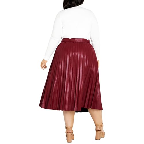 City Chic Women's Plus Size Skirt Saskia Pu2