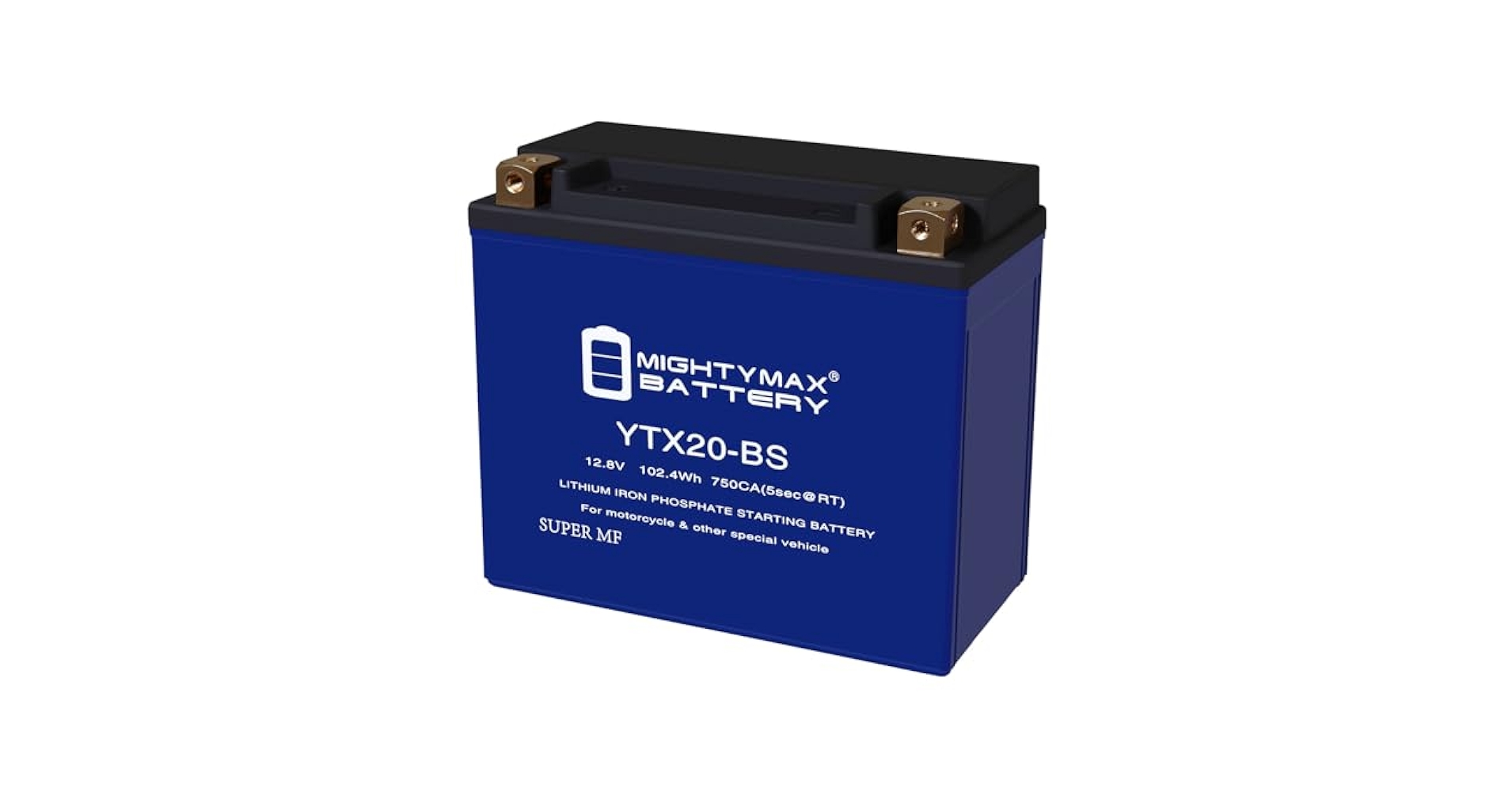 Amazon.com: Mighty Max Battery YTX20-BS Lithium Replacement