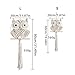 Achart Owl Macrame Wall Hanging-Hand Woven Boho Tapestry-Macrame Wall Decor -Owl Decor for Bedroom, Living Room, Nursery (Beige-L&S)
