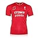 Exclusive Memorabilia Kenny Dalglish Signed Liverpool 1985-86 Soccer Jersey. Standard Frame