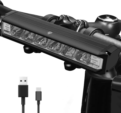 UYHGO 1400Lumen LED Fahrradlicht Vorne, Aluminium Fahrrad Licht,...