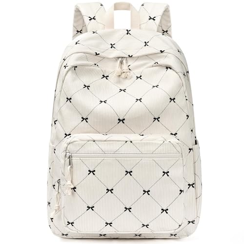 Cute Preppy Corduroy Kids Bookbag and School Backpack for Girls