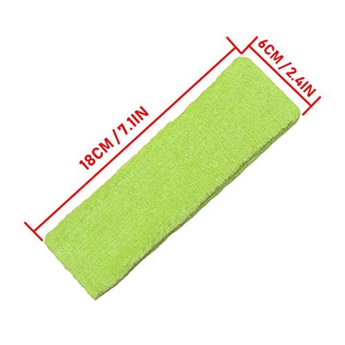 Domary Faixa de cabelo esportiva Faixa elástica de suor para treino de ioga e basquete para academia