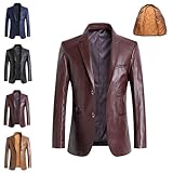 Cuir d'agneau véritable de qualité supérieure : fabriqué à partir de cuir d'agneau souple, le blazer en cuir pour homme offre une sensation luxueuse tout en offrant une durabilité exceptionnelle, parfait pour les occasions professionnelles et décontractées