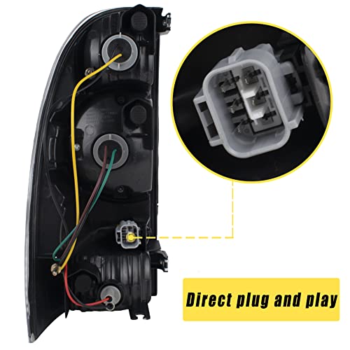 Boine Compatible With 2005-2015 Toyota Tacoma Pickup Driver And Passenger Side Tail Light Led Lens - Bulb And Harness Included 8155004160 8156004160 #TOP2