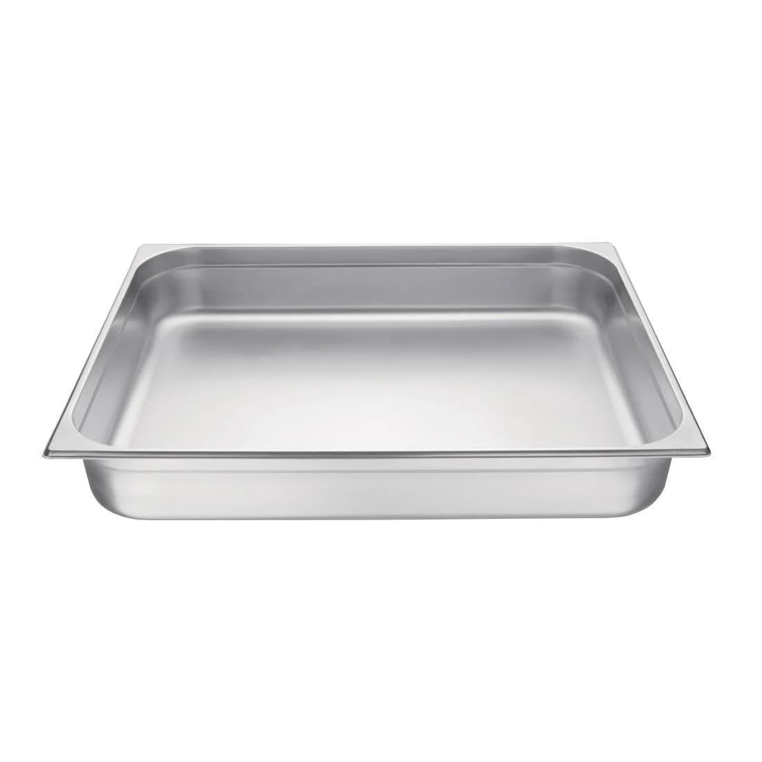 Vogue K804 acero inoxidable 2/1 Gastronorm Pan, 100 mm