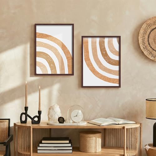 Image of LaVie Home 12x16 Picture Frame for Wall Display, 12x16 Brown Picture Frame with HD Plexiglas, 12 x 16 Poster Frame 1 Pack, Display Frame for Vertical or Horizontal, Classic Collection